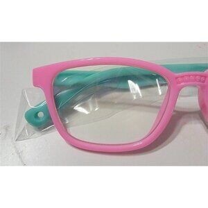 NWT Children's Pink & Green Blue Light Blocking Glasses 87314